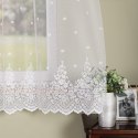 Firanka żakardowa ze wzorem po całości, wys. 175cm, kolor biały 131011/000/001/000175/1