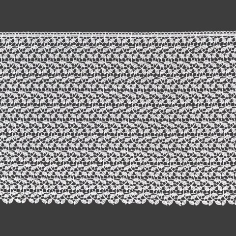 Koronka gipiurowa, wys.40cm, kolor 002 offwhite 4G3235/447/002/000040/1