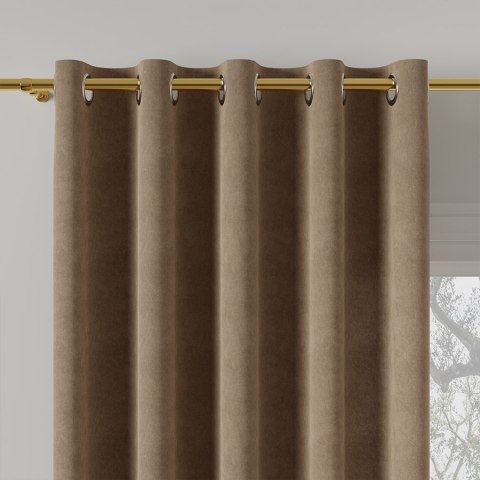 MILAS Tkanina dekoracyjna, wys. 300cm, kolor 007 ciemny kawowy MILAS0/000/007/000300/1