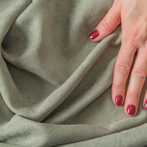 MILAS Tkanina dekoracyjna, wys. 300cm, kolor 016 szarozielony MILAS0/000/016/000300/1