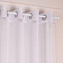 ORENA Firana gotowa na przelotkach, 250x140cm, kolor biały 626607/FGP/001/140250/1