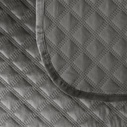 VELVI Narzuta dekoracyjna, rozmiar 70x160cm, kolor 006 ciemny szary/antracytowy VELVI0/NAP/006/070160/1