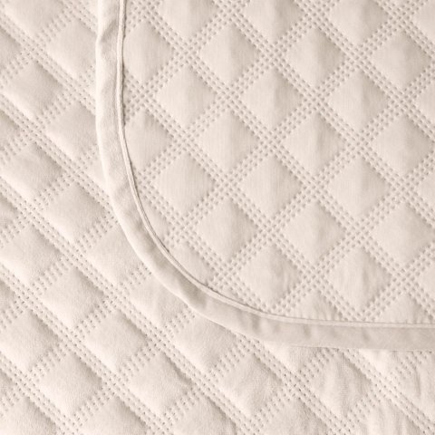 VELVI Narzuta dekoracyjna, rozmiar 70x160cm, kolor 016 kremowy VELVI0/NAP/016/070160/1