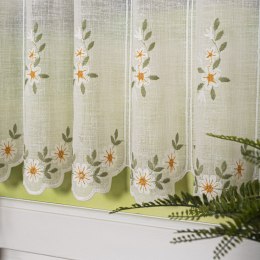 Zazdrostka haftowana w kwiaty, wys. 60 cm, kolor 010 jasny kremowy 224338/684/010/000060/1