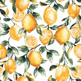 CYTRYNY Tkanina dekoracyjna typu MILAS, szer. 150cm, kolor biały D00325/MIL/001/150000/1