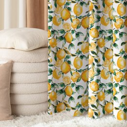 CYTRYNY Tkanina dekoracyjna typu MILAS, szer. 150cm, kolor biały D00325/MIL/001/150000/1