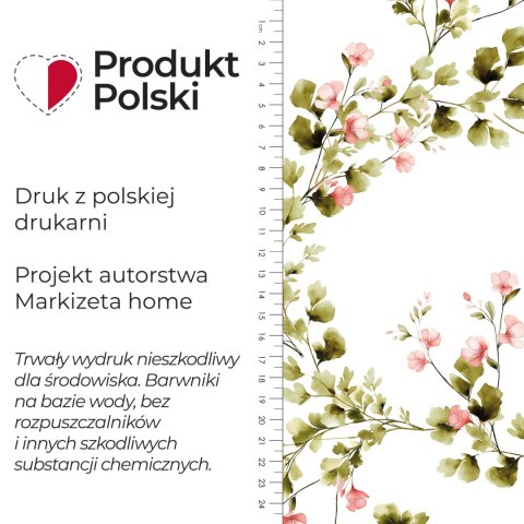 ZIELINA Tkanina dekoracyjna typu MILAS, szerokość 150cm, kolor biały D00318/MIL/001/150000/1